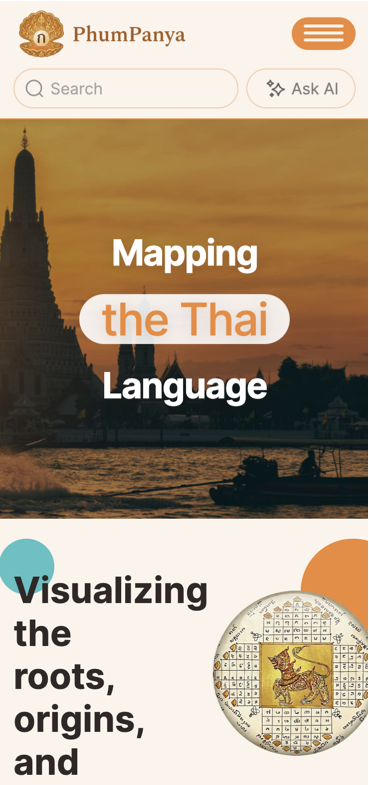 Project Phumpanya – Thai Language & Cultural Wisdom Portal by Evgen Gavrilov | MyGeweb